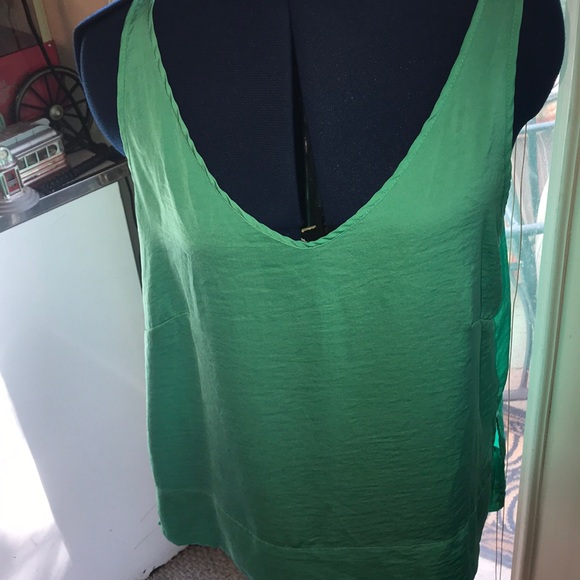 Hm blouse size 12 green color - Picture 1 of 5